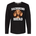 thumbnail image 1 of Inktastic Dog Dachshund Squad Long Sleeve T-Shirt, 1 of 5
