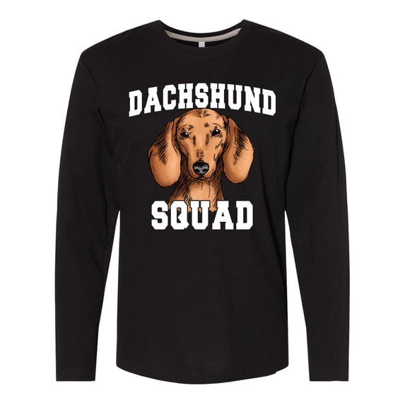 Inktastic Dog Dachshund Squad Long Sleeve T-Shirt