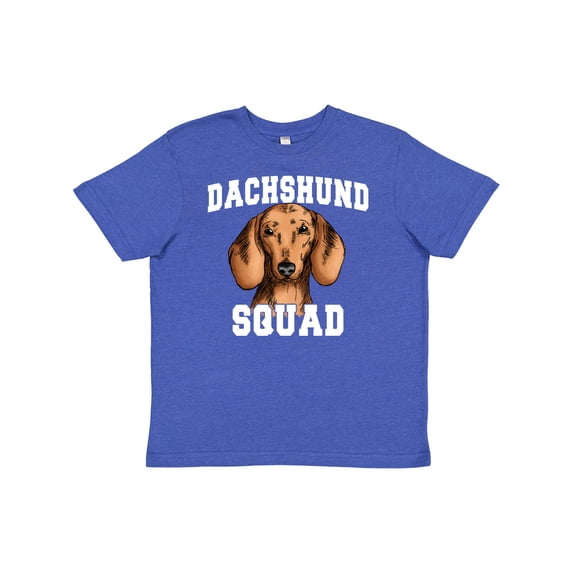 Inktastic Dog Dachshund Squad Youth T-Shirt