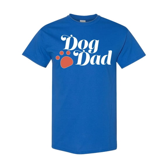 Inktastic Dog Dad with Pawprint for Father's Day T-Shirt