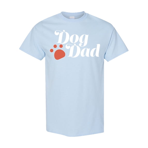 Inktastic Dog Dad with Pawprint for Father's Day T-Shirt