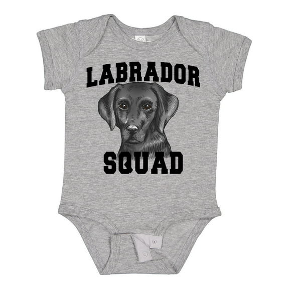 Inktastic Dog Labrador Squad Boys or Girls Baby Bodysuit