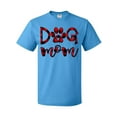 thumbnail image 1 of Inktastic Dog Mom with Paw Print in Plaid T-Shirt, 1 of 5