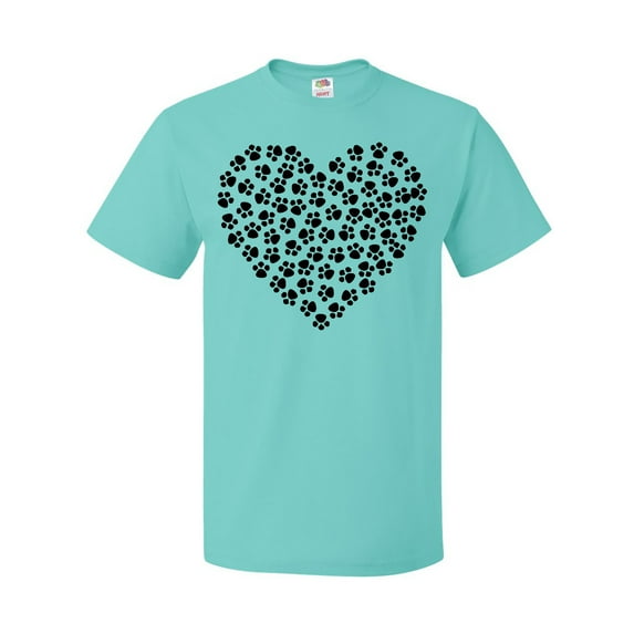 Inktastic Dog Paws, Puppy Paws, Animal Paws, Heart, Pet T-Shirt