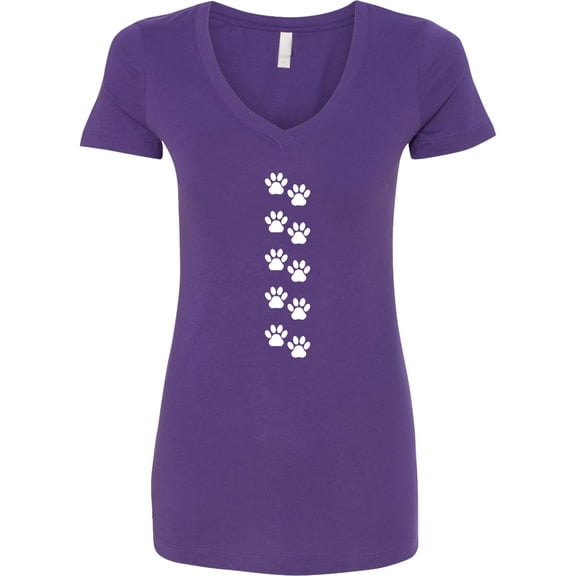 Inktastic Dog Paws, Puppy Paws, Animal Paws, Pet, White Paws Women's V-Neck T-Shirt