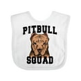 thumbnail image 1 of Inktastic Dog Pitbull Squad Boys or Girls Baby Bib, 1 of 4