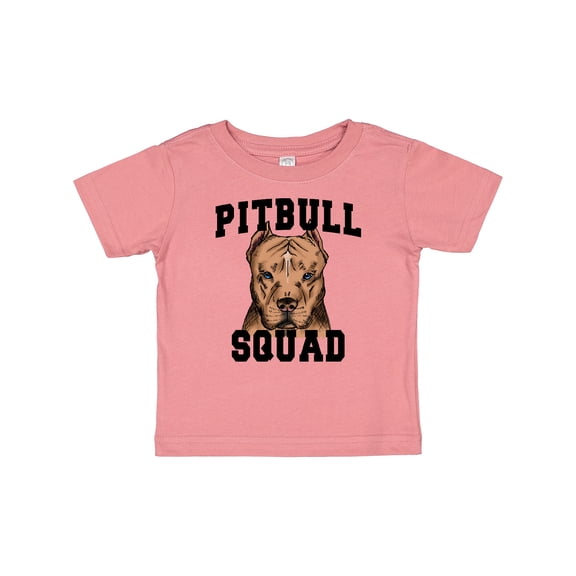 Inktastic Dog Pitbull Squad Boys or Girls Baby T-Shirt