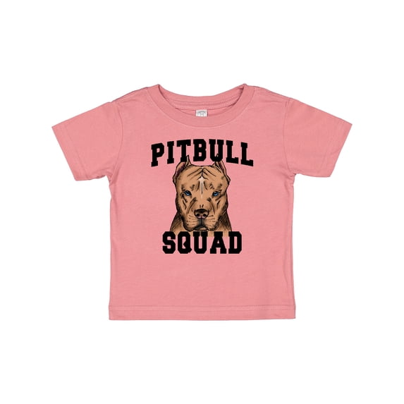 Inktastic Dog Pitbull Squad Boys or Girls Baby T-Shirt