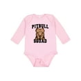 thumbnail image 1 of Inktastic Dog Pitbull Squad Boys or Girls Long Sleeve Baby Bodysuit, 1 of 5