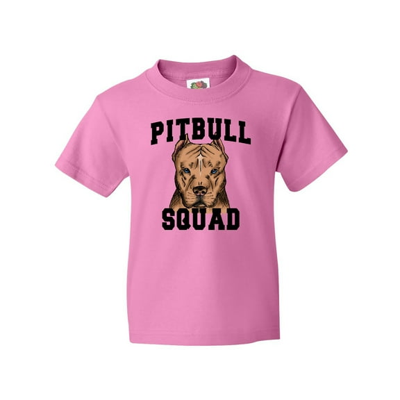 Inktastic Dog Pitbull Squad Youth T-Shirt