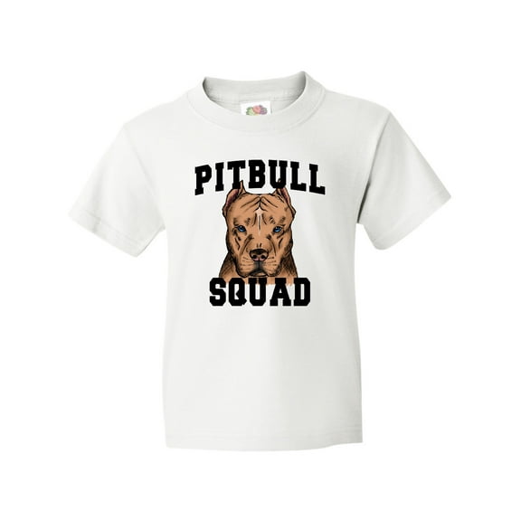 Inktastic Dog Pitbull Squad Youth T-Shirt