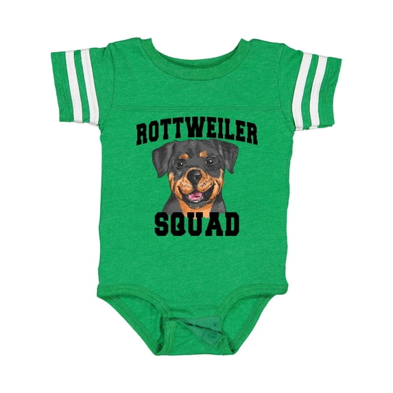 Inktastic Dog Rottweiler Squad Boys or Girls Baby Bodysuit