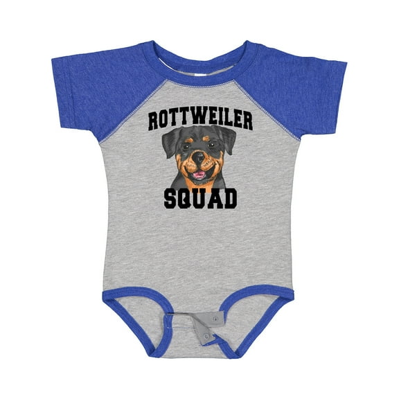 Inktastic Dog Rottweiler Squad Boys or Girls Baby Bodysuit