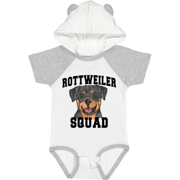 Inktastic Dog Rottweiler Squad Boys or Girls Baby Bodysuit