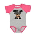 thumbnail image 1 of Inktastic Dog Rottweiler Squad Boys or Girls Baby Bodysuit, 1 of 5