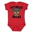 thumbnail image 1 of Inktastic Dog Rottweiler Squad Boys or Girls Baby Bodysuit, 1 of 5