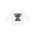thumbnail image 1 of Inktastic Dog Rottweiler Squad Boys or Girls Long Sleeve Toddler T-Shirt, 1 of 5