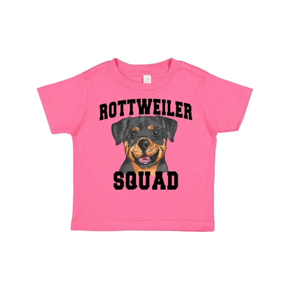 Inktastic Dog Rottweiler Squad Boys or Girls Toddler T-Shirt