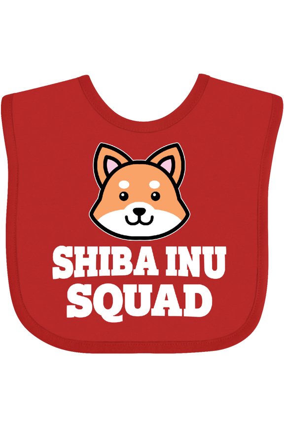 Dog Shiba Inu Squad Boys or Girls Baby Bib