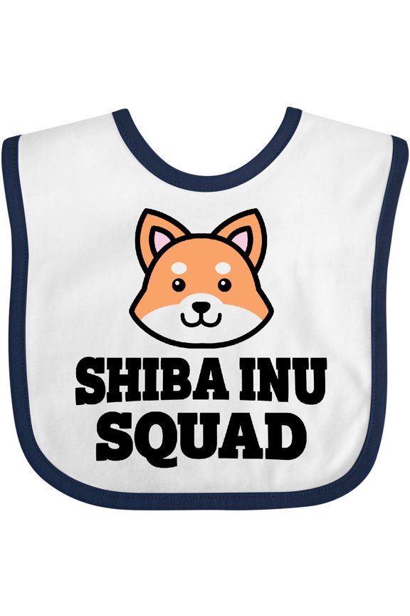 Dog Shiba Inu Squad Boys or Girls Baby Bib