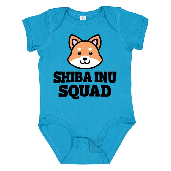 Inktastic Dog Shiba Inu Squad Boys or Girls Baby Bodysuit