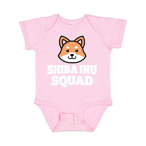 Inktastic Dog Shiba Inu Squad Boys or Girls Baby Bodysuit