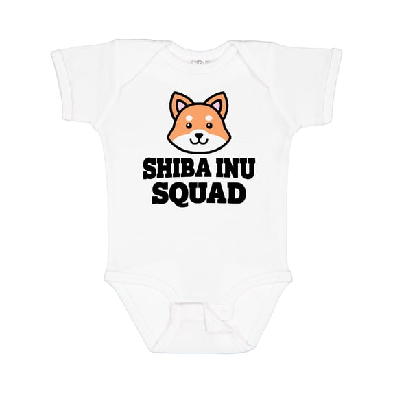 Inktastic Dog Shiba Inu Squad Boys or Girls Baby Bodysuit