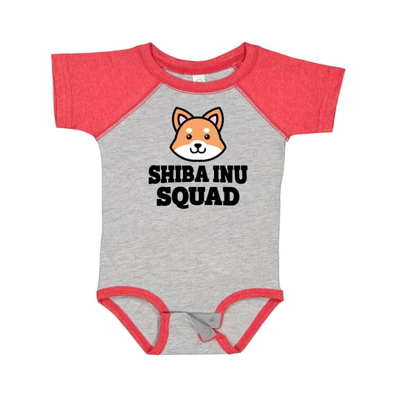 Inktastic Dog Shiba Inu Squad Boys or Girls Baby Bodysuit