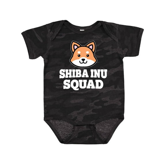 Inktastic Dog Shiba Inu Squad Boys or Girls Baby Bodysuit