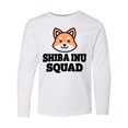 thumbnail image 1 of Inktastic Dog Shiba Inu Squad Long Sleeve Youth T-Shirt, 1 of 5