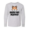 thumbnail image 1 of Inktastic Dog Shiba Inu Squad Long Sleeve Youth T-Shirt, 1 of 5