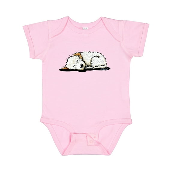 Inktastic Dog Tired Doodle Pup Boys or Girls Baby Bodysuit
