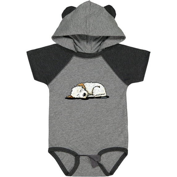 Inktastic Dog Tired Doodle Pup Boys or Girls Baby Bodysuit