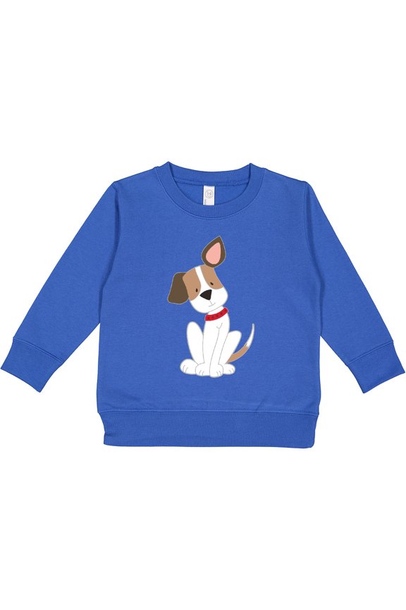 Dog with Ear Up Toddler Sweatshirt