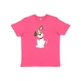thumbnail image 1 of Inktastic Dog with Ear Up Youth T-Shirt, 1 of 5