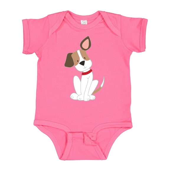 Inktastic Dog with ear up Boys or Girls Baby Bodysuit