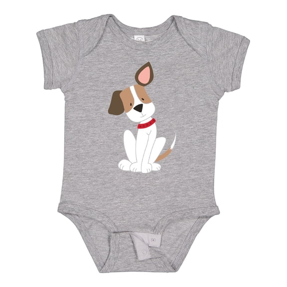Inktastic Dog with ear up Boys or Girls Baby Bodysuit