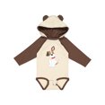 thumbnail image 1 of Inktastic Dog with ear up Boys or Girls Long Sleeve Baby Bodysuit, 1 of 5
