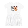 thumbnail image 1 of Inktastic Doggone Cute Happy Puppy Girls Toddler Dress, 1 of 5