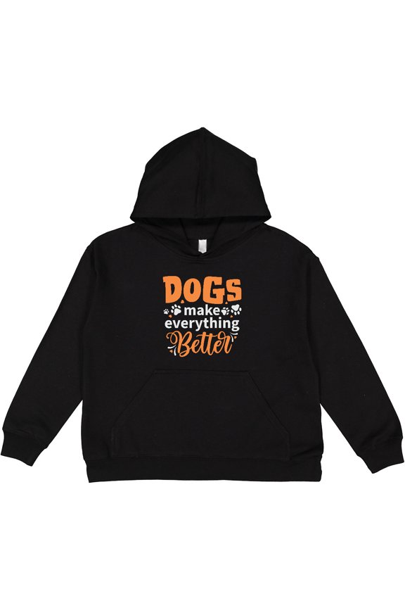 Dogs Make Everything Better Youth Hoodie Sweatshirt
