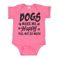 thumbnail image 1 of Inktastic Dogs Make Me Happy. You, Not So Much Boys or Girls Baby Bodysuit, 1 of 5