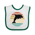 thumbnail image 1 of Inktastic Dolphin Cute Beach and Vacation Boys or Girls Baby Bib, 1 of 4