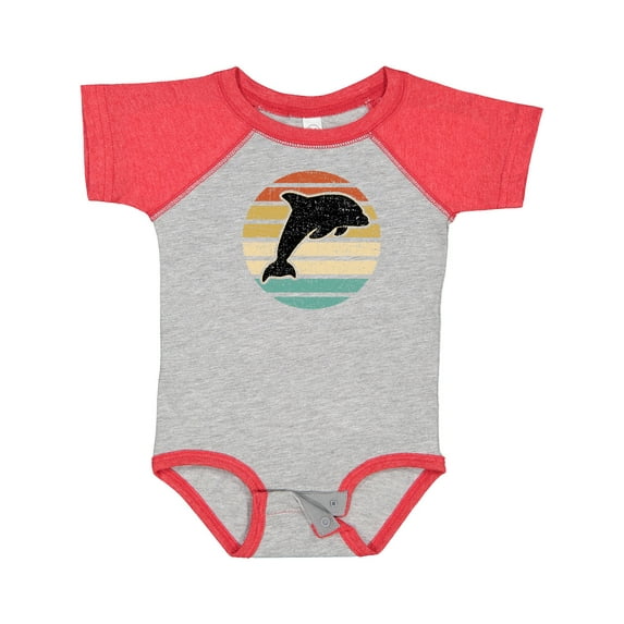 Inktastic Dolphin Cute Beach and Vacation Boys or Girls Baby Bodysuit