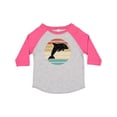 thumbnail image 1 of Inktastic Dolphin Cute Beach and Vacation Boys or Girls Toddler T-Shirt, 1 of 5