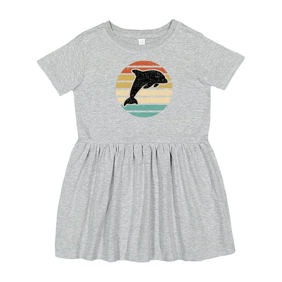Inktastic Dolphin Cute Beach and Vacation Girls Toddler Dress