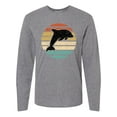 thumbnail image 1 of Inktastic Dolphin Cute Beach and Vacation Long Sleeve T-Shirt, 1 of 5