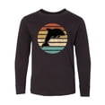 thumbnail image 1 of Inktastic Dolphin Cute Beach and Vacation Long Sleeve Youth T-Shirt, 1 of 5