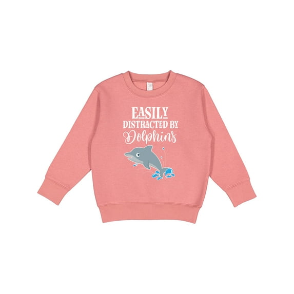 Inktastic Dolphin Lover Toddler Sweatshirt