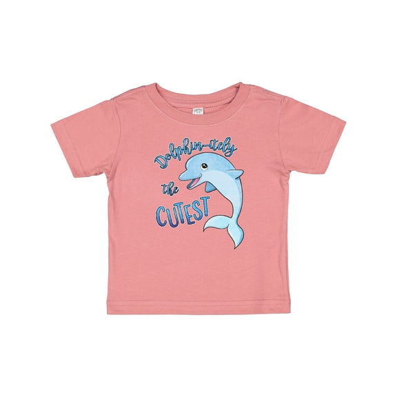 Inktastic Dolphin-itely the Cutest Boys or Girls Baby T-Shirt
