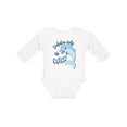 thumbnail image 1 of Inktastic Dolphin-itely the Cutest Boys or Girls Long Sleeve Baby Bodysuit, 1 of 5